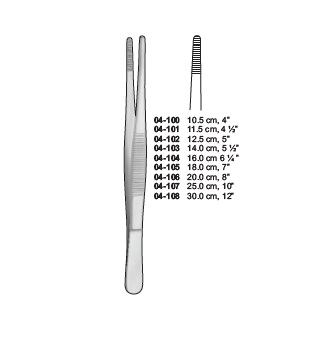 STANDARD DRESSING FORCEPS